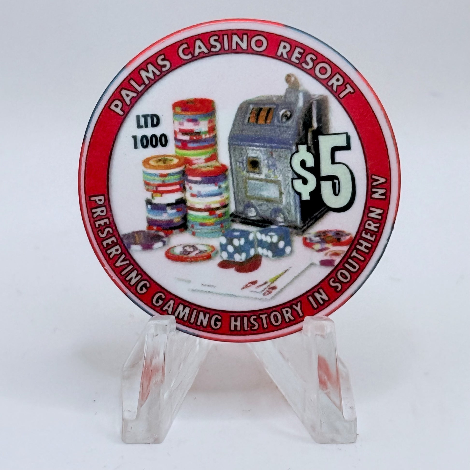 Palms Casino Resort Las Vegas Nevada 2003 LE $5 Casino Chip E1973