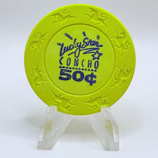 Lucky Star Concho Oklahoma $0.50 Casino Chip