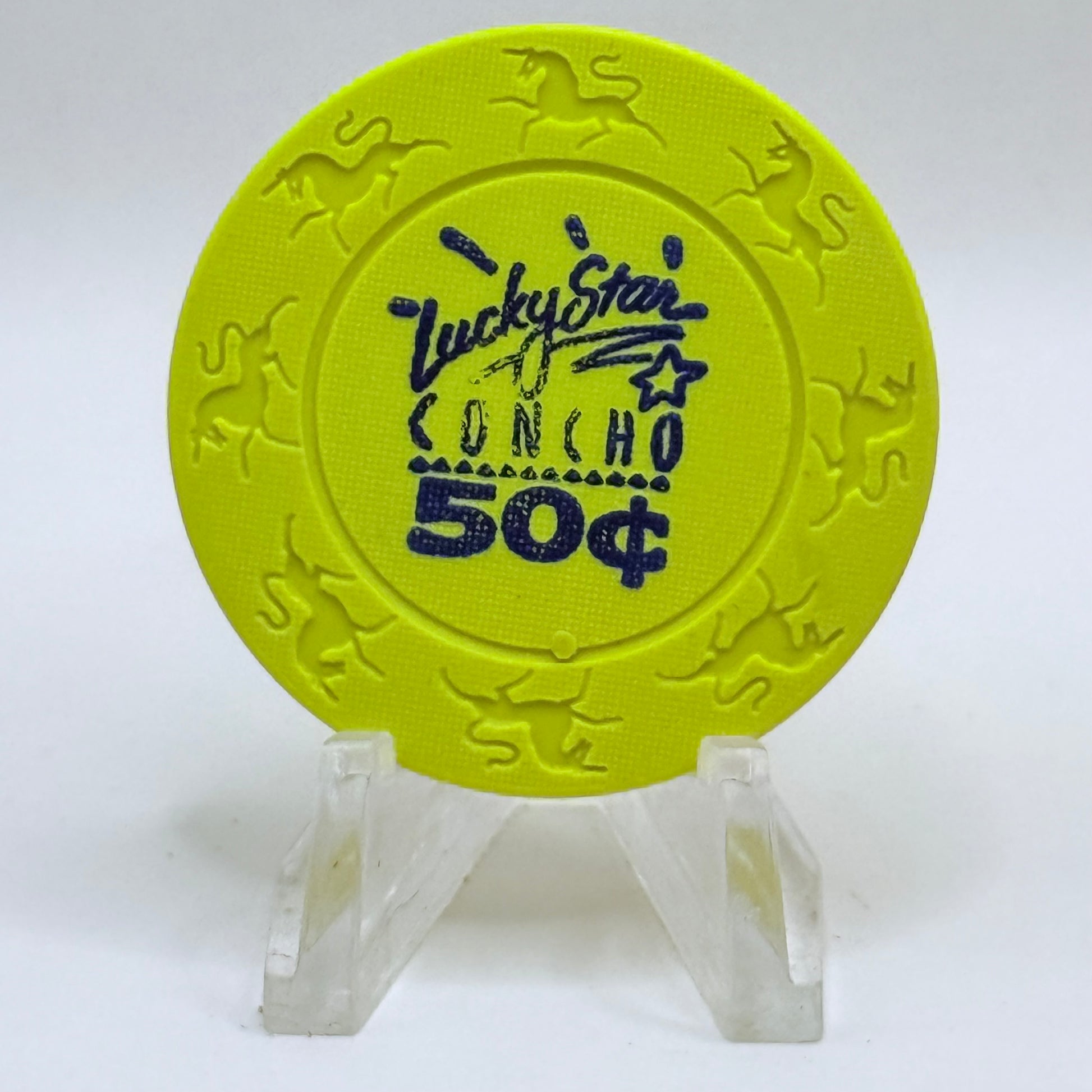Lucky Star Concho Oklahoma $0.50 Casino Chip