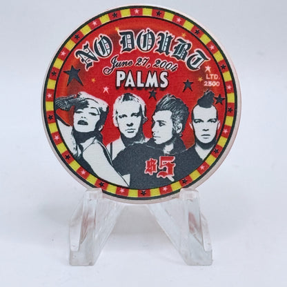 Palms Casino Resort Las Vegas Nevada 2004 'No Doubt' LE $5 Casino Chip E3387