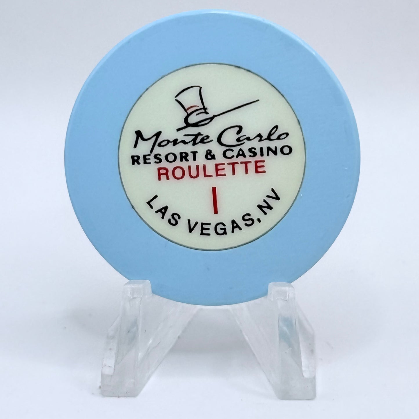 Monte Carlo Resort & Casino Las Vegas Nevada 1996 Series 101 Roulette Casino Chip N8775
