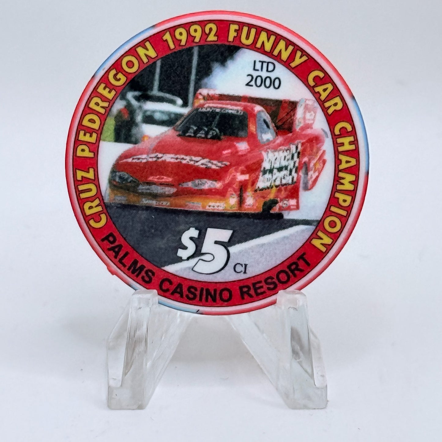 Palms Casino Resort Las Vegas Nevada 2004 'Cruz Pedregon' LE $5 Casino Chip E4011