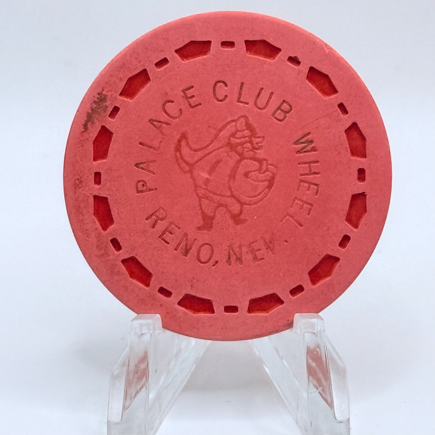 Palace Club Reno Nevada 1972 Series 351 Roulette Casino Chip N6894