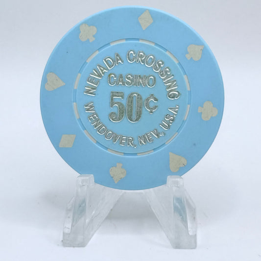 Nevada Crossing Wendover Nevada 1986 $0.50 Casino Chip N0258