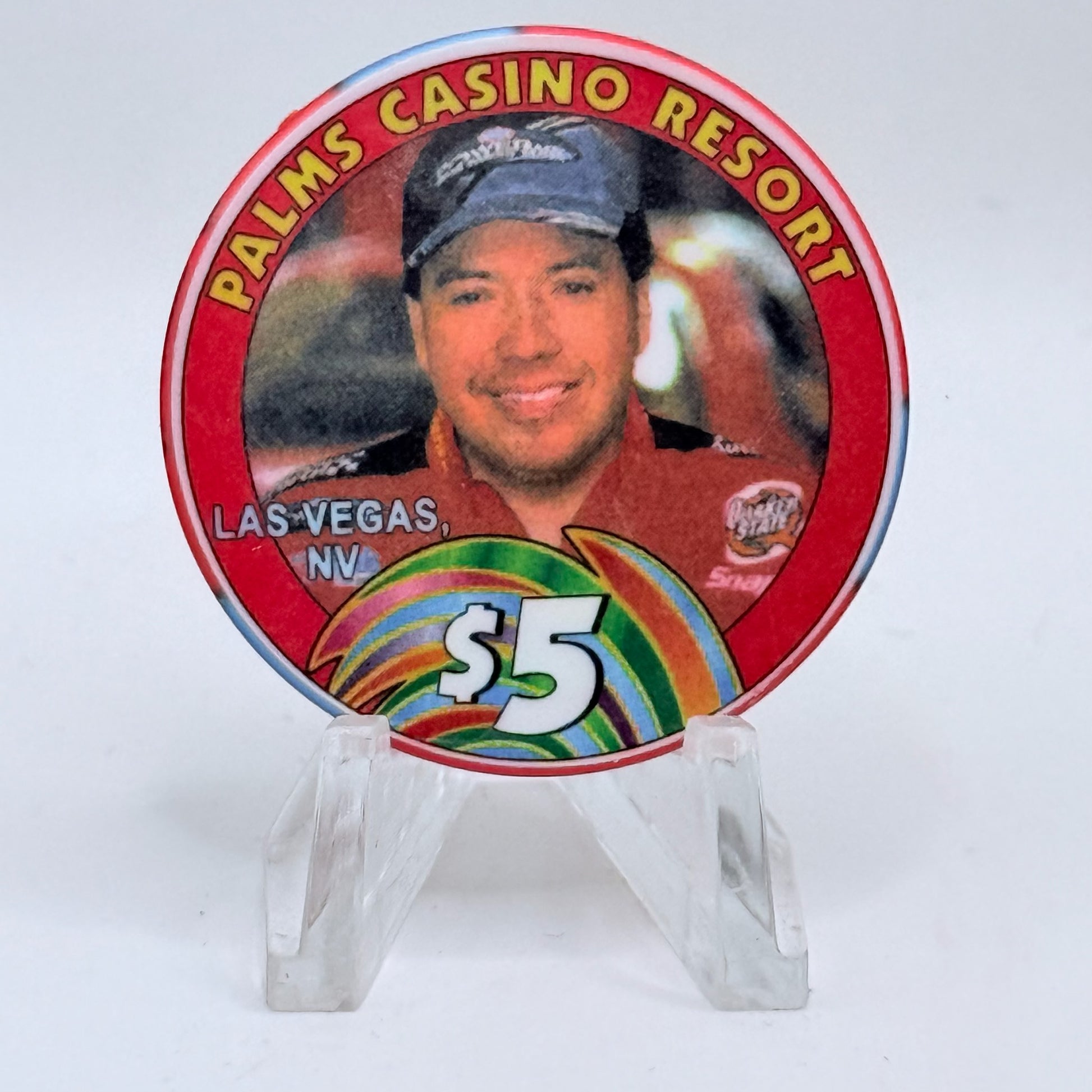 Palms Casino Resort Las Vegas Nevada 2004 'Cruz Pedregon' LE $5 Casino Chip E4011