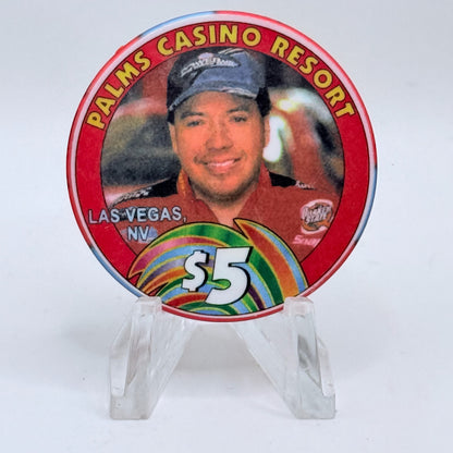 Palms Casino Resort Las Vegas Nevada 2004 'Cruz Pedregon' LE $5 Casino Chip E4011