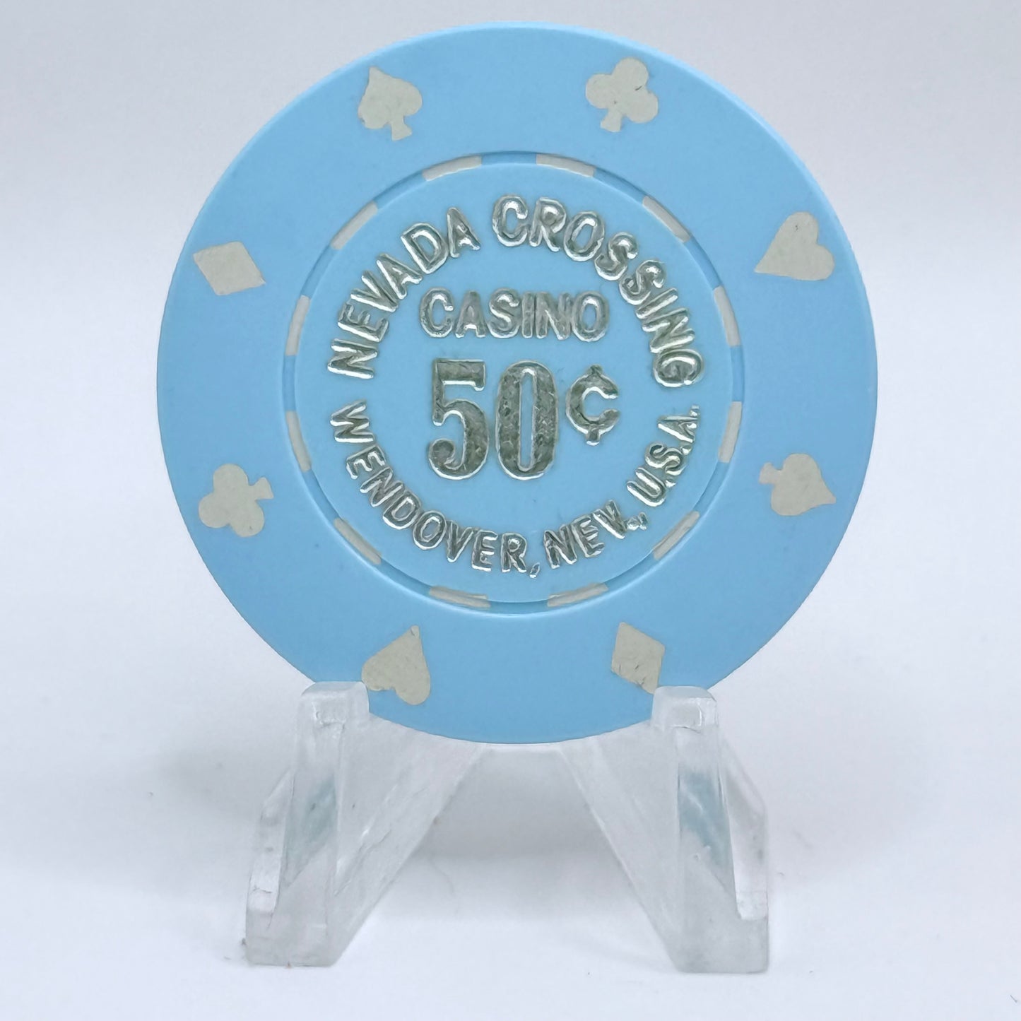 Nevada Crossing Wendover Nevada 1986 $0.50 Casino Chip N0258