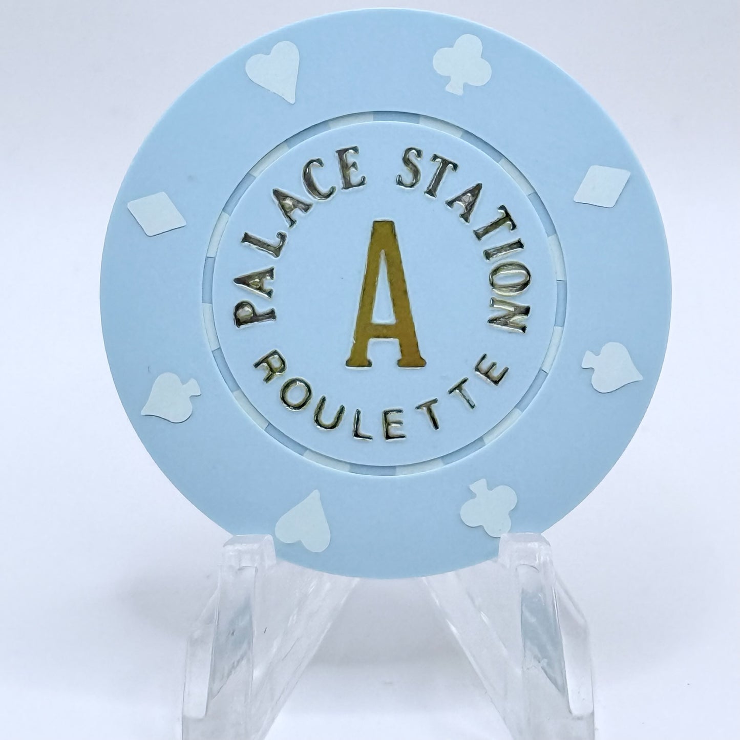 Palace Station Las Vegas Nevada 1988 Series 101 Roulette Casino Chip N0305