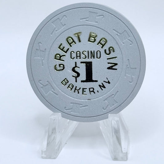 Great Basin Casino Baker Nevada 1981 $1 Casino Chip N2840