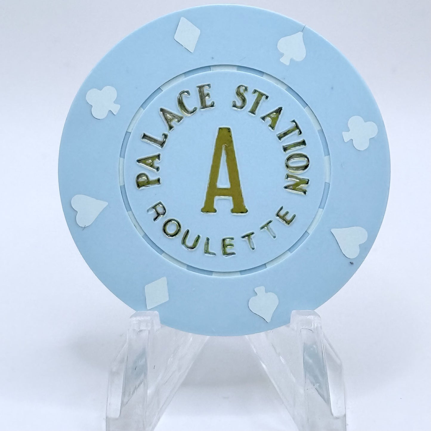 Palace Station Las Vegas Nevada 1988 Series 101 Roulette Casino Chip N0305