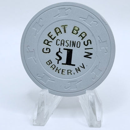 Great Basin Casino Baker Nevada 1981 $1 Casino Chip N2840