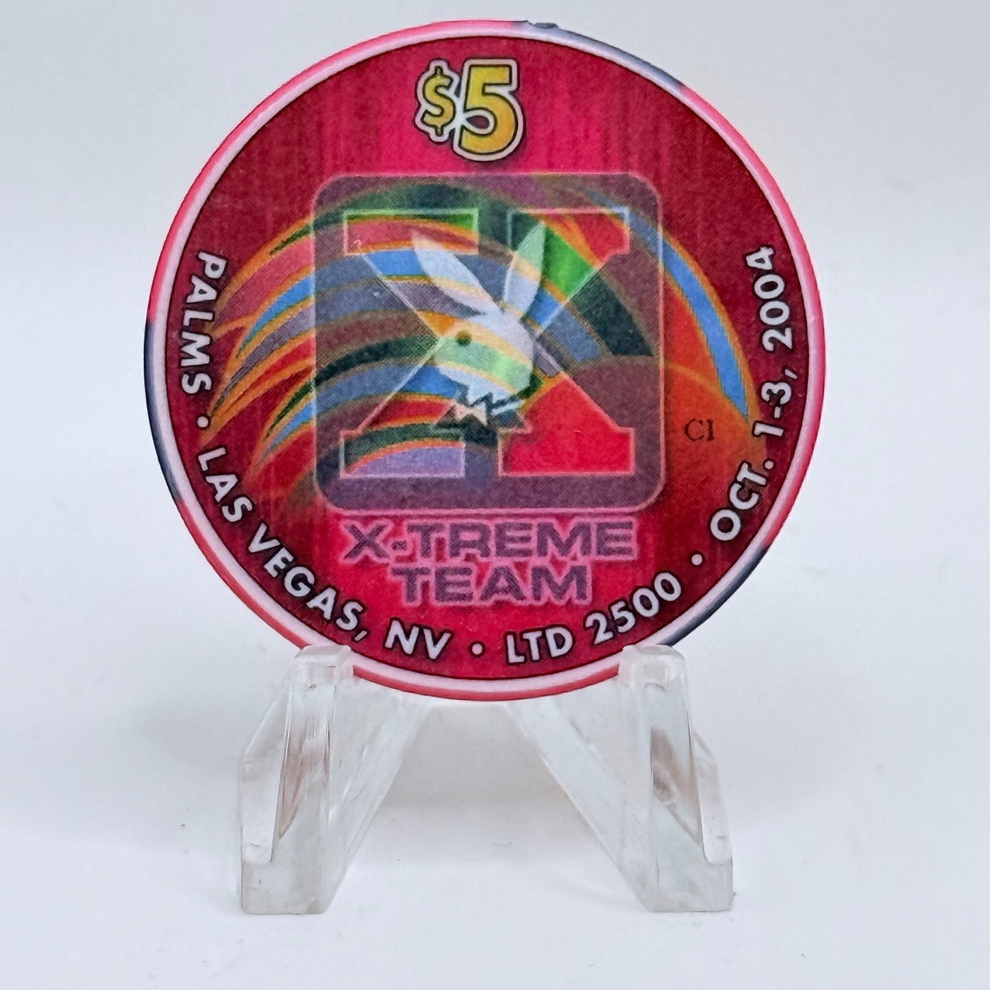 Palms Casino Resort Las Vegas Nevada 2004 'Playboy' LE $5 Casino Chip E3799