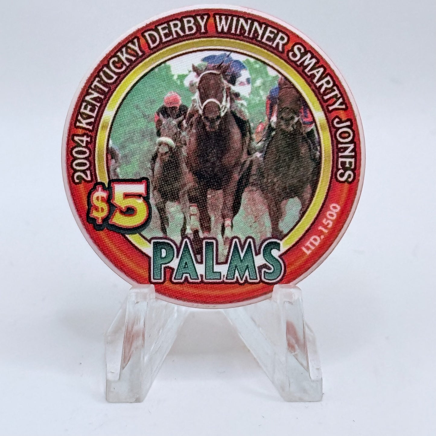 Palms Casino Resort Las Vegas Nevada 2005 'Kentucky Derby' LE $5 Casino Chip E4535