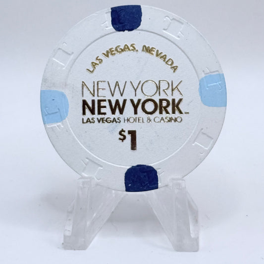 New York New York Las Vegas Nevada 2023 $1 Casino Chip D3589