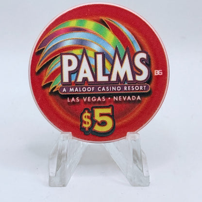 Palms Casino Resort Las Vegas Nevada 2005 'Kentucky Derby' LE $5 Casino Chip E4535