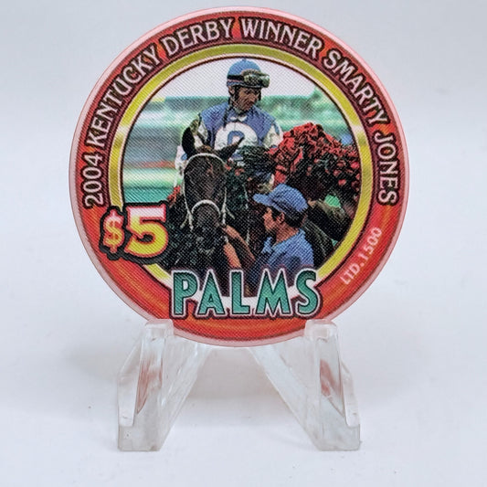 Palms Casino Resort Las Vegas Nevada 2005 'Kentucky Derby' LE $5 Casino Chip E4536