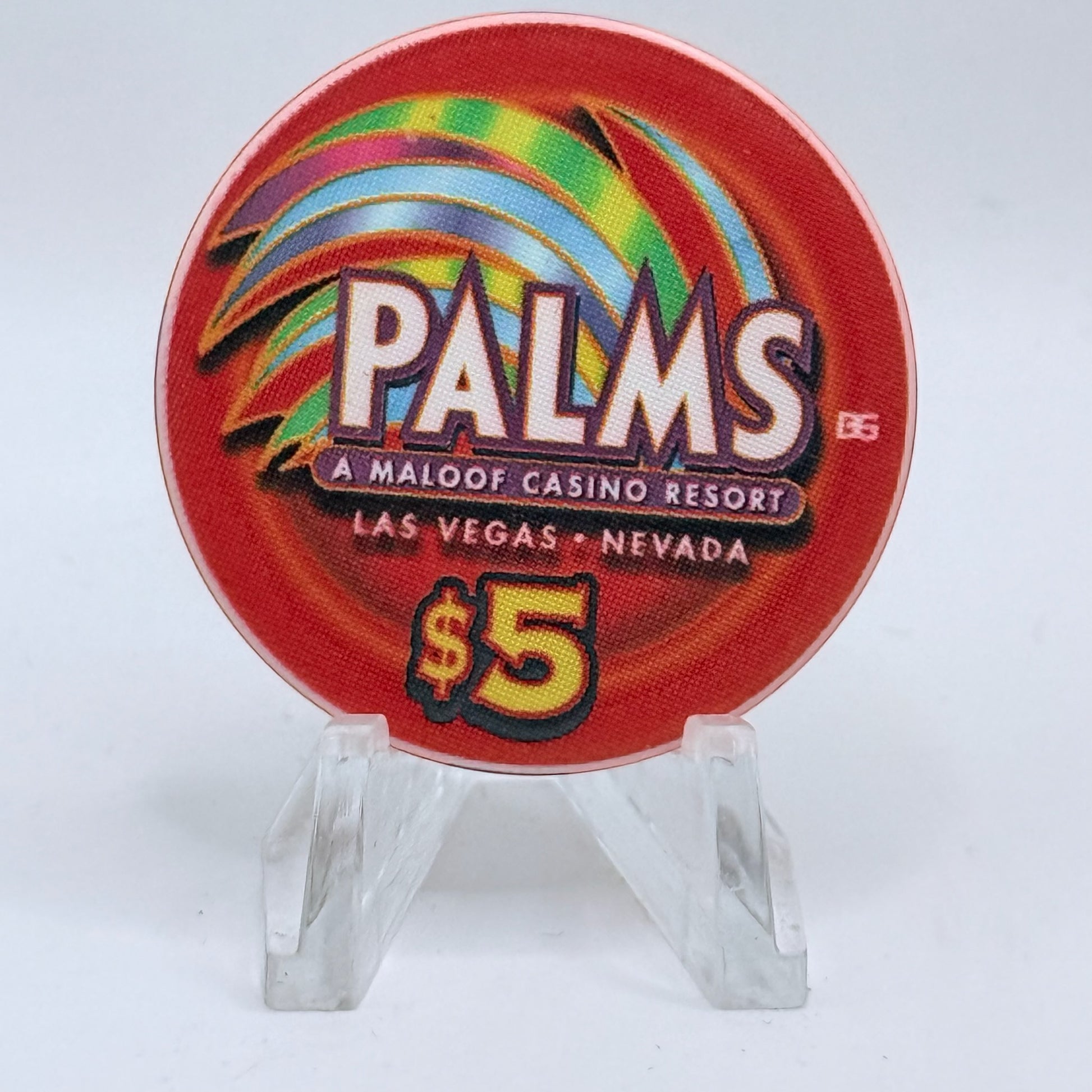 Palms Casino Resort Las Vegas Nevada 2005 'Kentucky Derby' LE $5 Casino Chip E4536