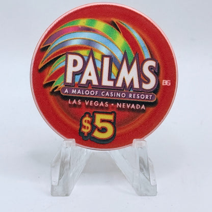 Palms Casino Resort Las Vegas Nevada 2005 'Kentucky Derby' LE $5 Casino Chip E4536
