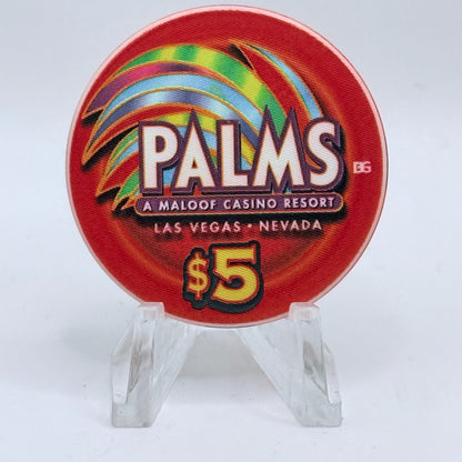 Palms Casino Resort Las Vegas Nevada 2005 'Preakness' LE $5 Casino Chip E4537