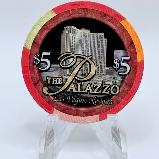 The Palazzo Las Vegas Nevada 2011 $5 Casino Chip D0689