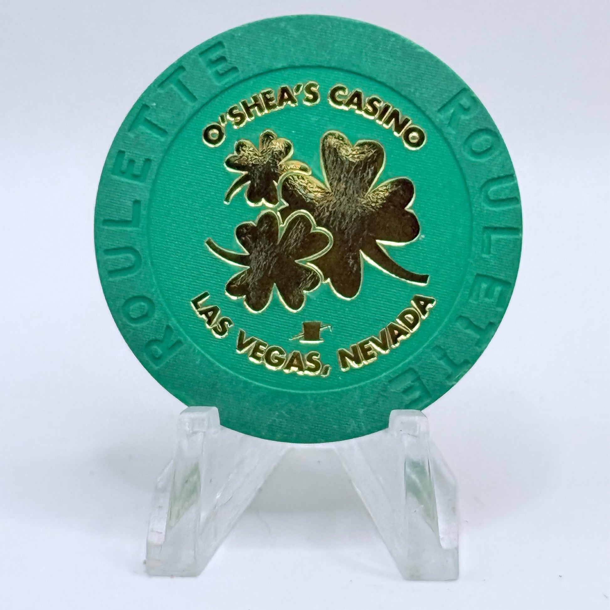 O'Sheas Las Vegas Nevada 2011 Series 1 Roulette Casino Chip E5767