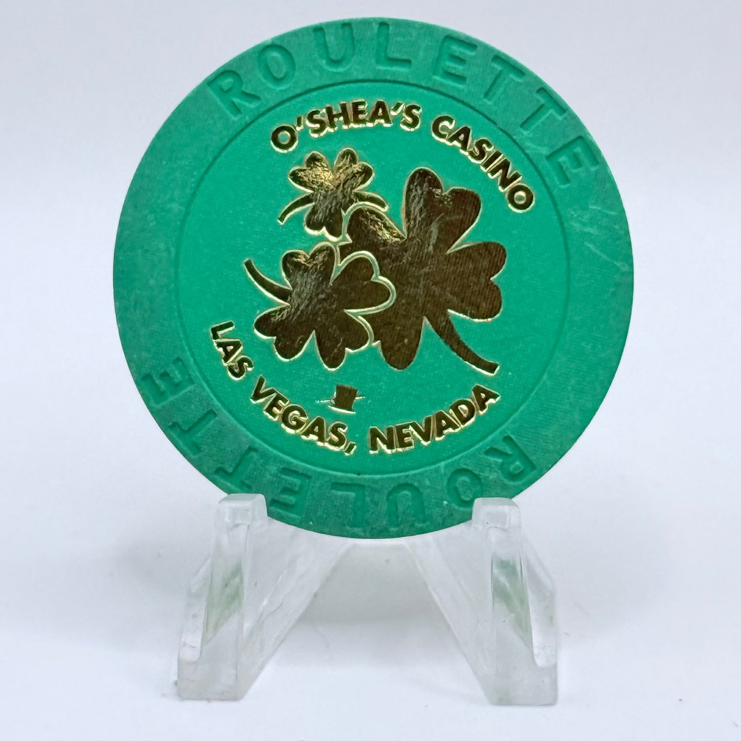 O'Sheas Las Vegas Nevada 2011 Series 1 Roulette Casino Chip E5767