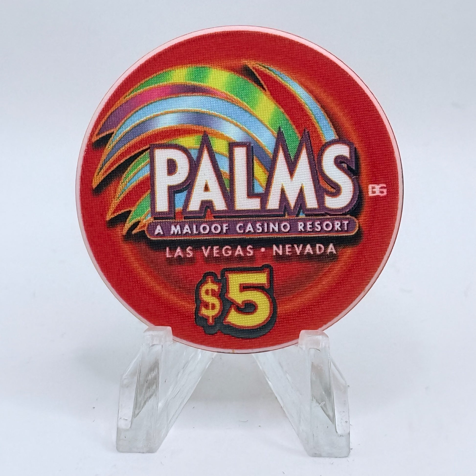 Palms Casino Resort Las Vegas Nevada 2005 'Preakness' LE $5 Casino Chip E4538
