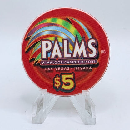 Palms Casino Resort Las Vegas Nevada 2005 'Preakness' LE $5 Casino Chip E4538
