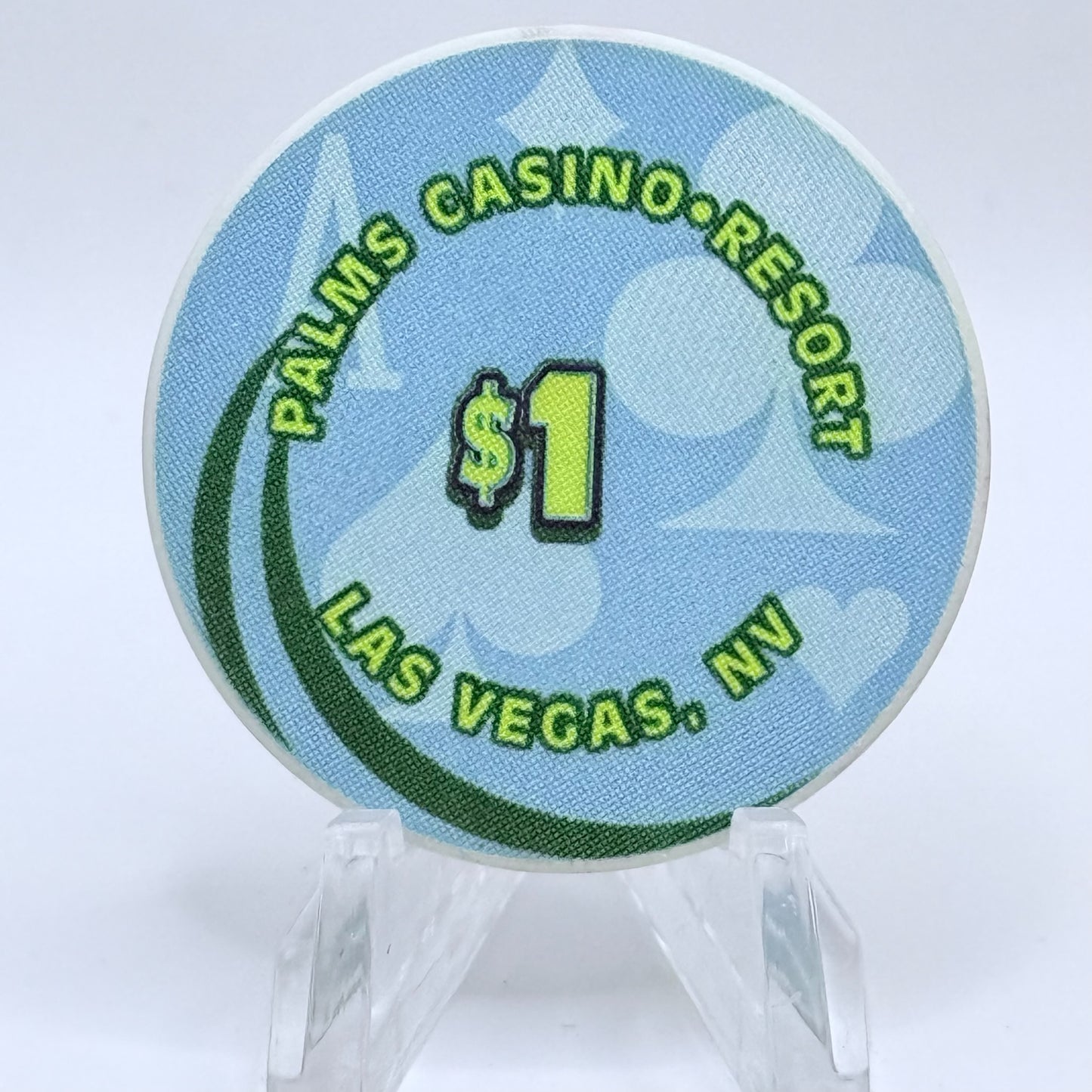 Palms Casino Resort Las Vegas Nevada 2001 'Ace' Series 1 LE $1 Casino Chip V9419