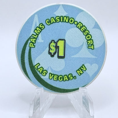 Palms Casino Resort Las Vegas Nevada 2001 'Ace' Series 1 LE $1 Casino Chip V9419