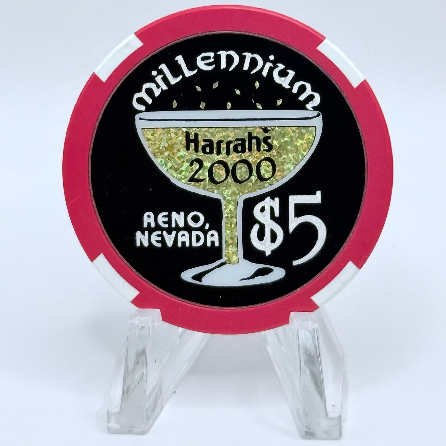 Harrah's Reno Nevada 1999 LE $5 Casino Chip V4481