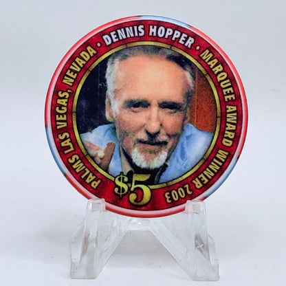 Palms Casino Resort Las Vegas Nevada 2005 'Dennis Hopper' LE $5 Casino Chip E4785