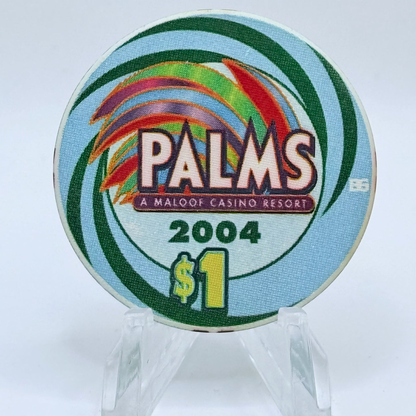 Palms Casino Resort Las Vegas Nevada 2004 'Jack' Series 5 $1 Casino Chip E1897
