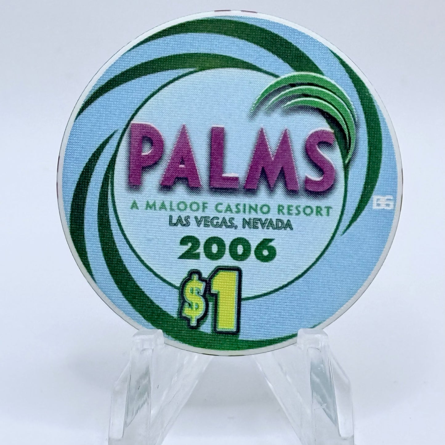 Palms Casino Resort Las Vegas Nevada 2006 'King' Series 7 $1 Casino Chip E4951