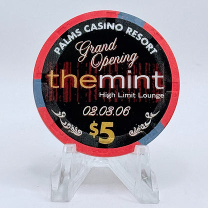 Palms Casino Resort Las Vegas Nevada 2006 LE $5 Casino Chip E5151