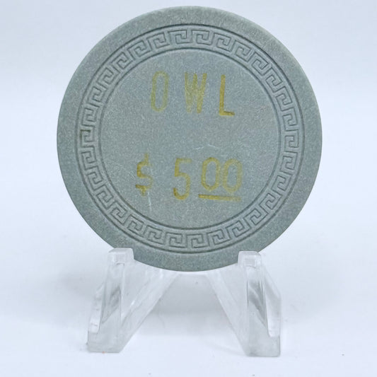 Owl Club Battle Mountain Nevada 1956 $5 Casino Chip N7265