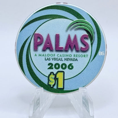 Palms Casino Resort Las Vegas Nevada 2006 'Queen' Series 7 $1 Casino Chip E4952