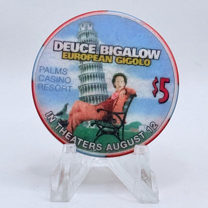 Palms Casino Resort Las Vegas Nevada 2005 'Deuce Bigalow' LE $5 Casino Chip E6309