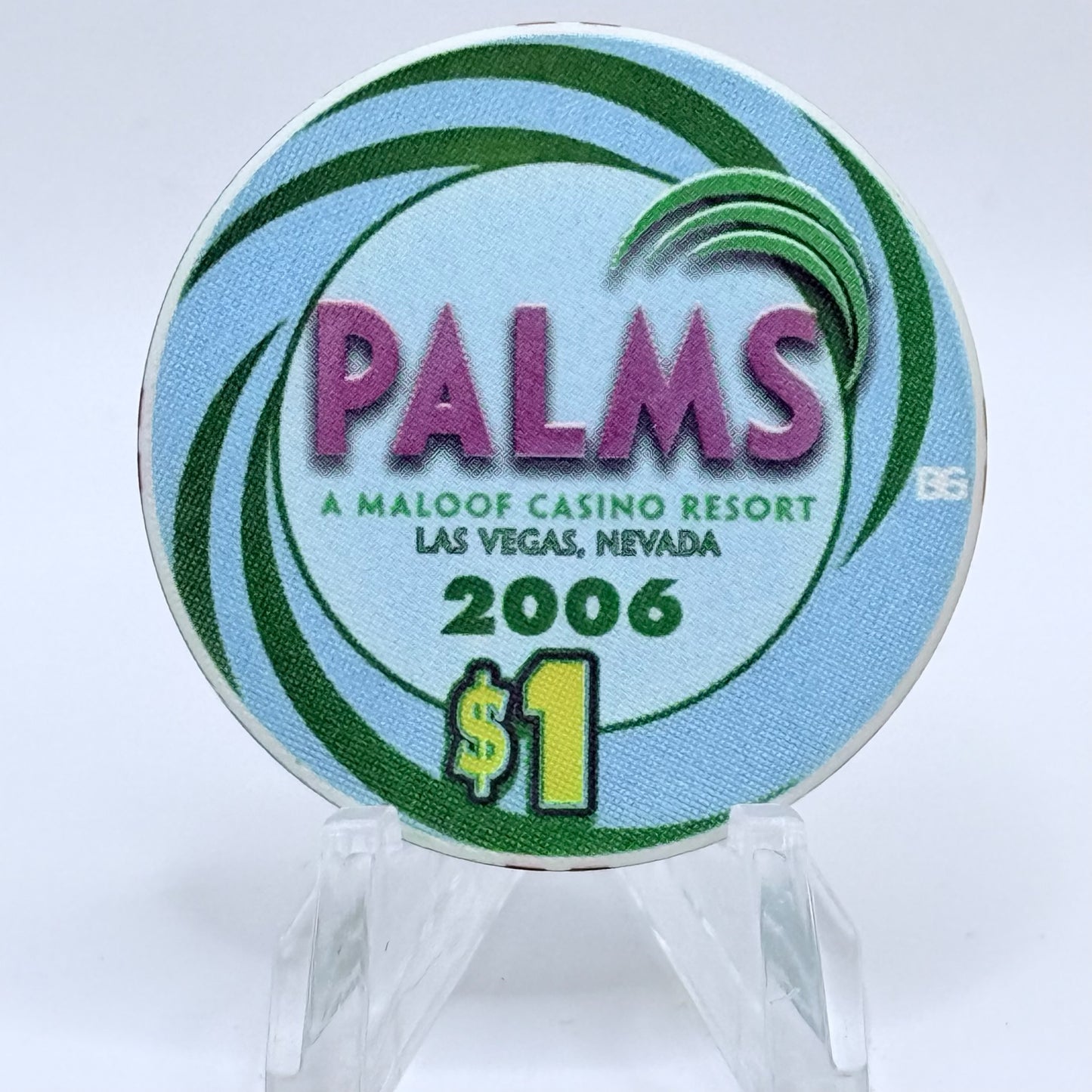 Palms Casino Resort Las Vegas Nevada 2006 'Jack' Series 7 $1 Casino Chip E4950
