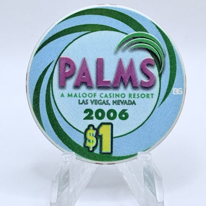 Palms Casino Resort Las Vegas Nevada 2006 'Jack' Series 7 $1 Casino Chip E4950