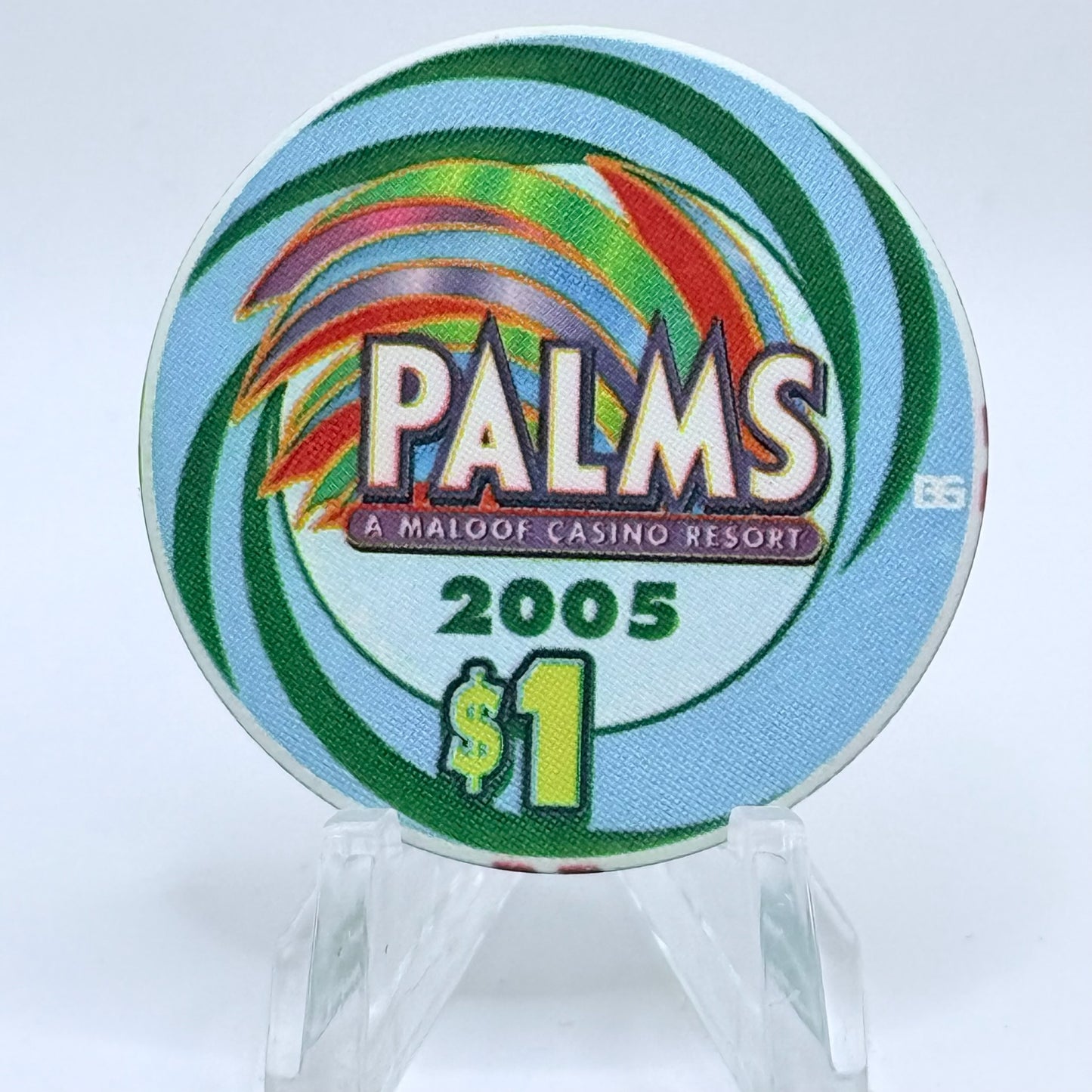 Palms Casino Resort Las Vegas Nevada 2005 'Queen' Series 6 $1 Casino Chip E4313
