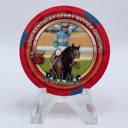 Palms Casino Resort Las Vegas Nevada 2006 'Kentucky Derby' LE $5 Casino Chip E5257