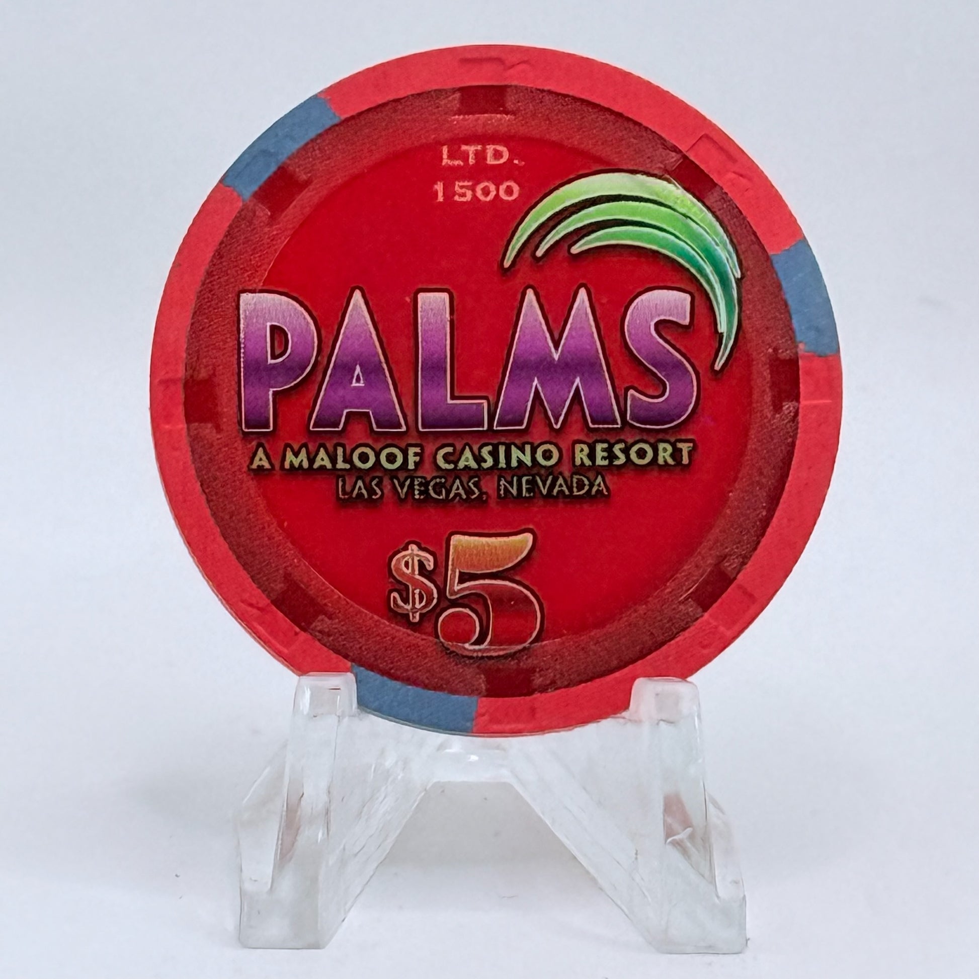 Palms Casino Resort Las Vegas Nevada 2006 'Kentucky Derby' LE $5 Casino Chip E5257