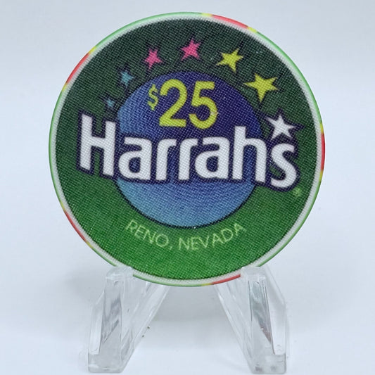 Harrah's Reno Nevada 1994 'Planet Hollywood Grand Opening' LE $25 Casino Chip  N0578