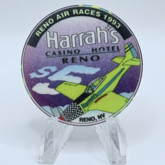 Harrah's Reno Nevada 1993 'Reno Air Races' LE $5 Casino Chip  N7622