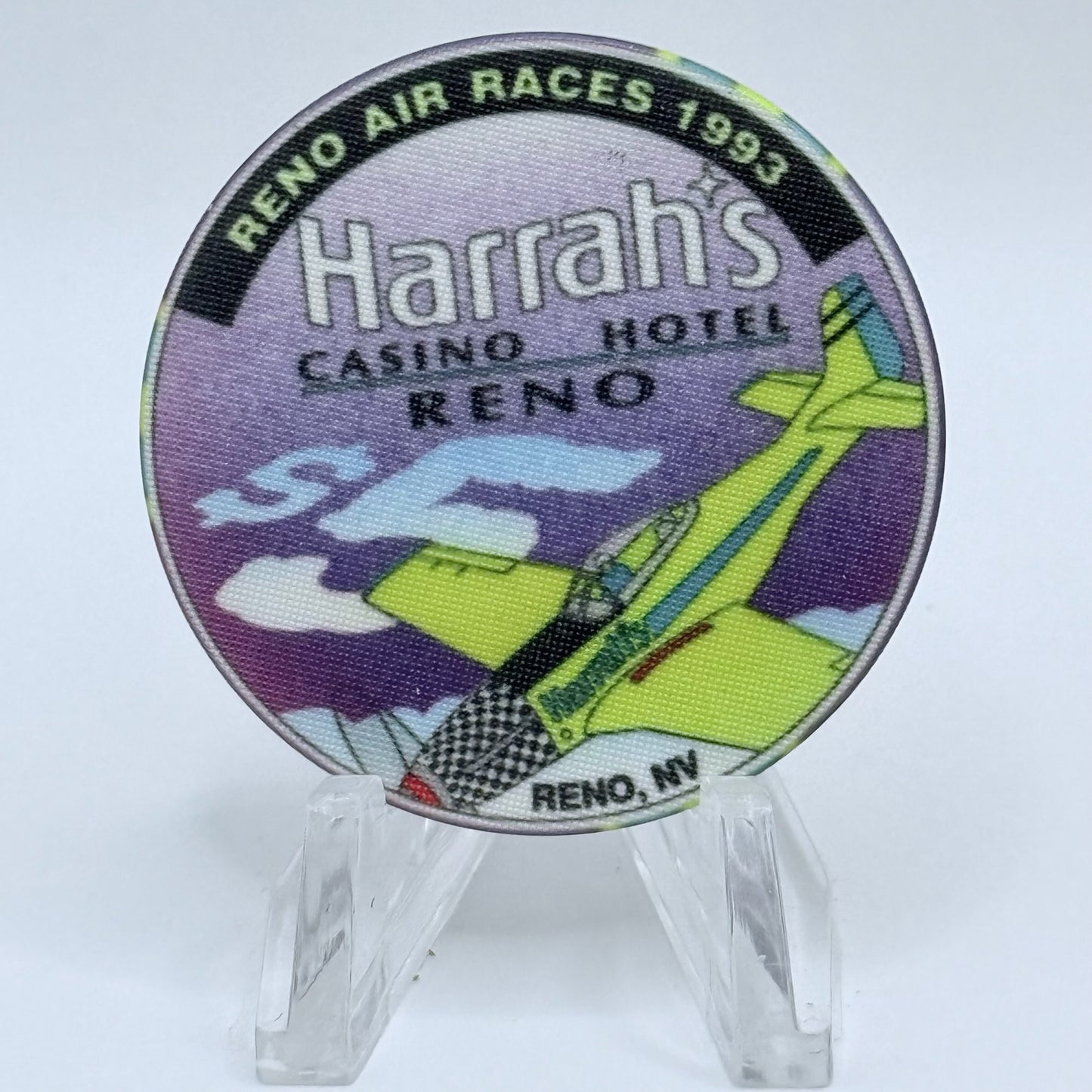 Harrah's Reno Nevada 1993 'Reno Air Races' LE $5 Casino Chip  N7622