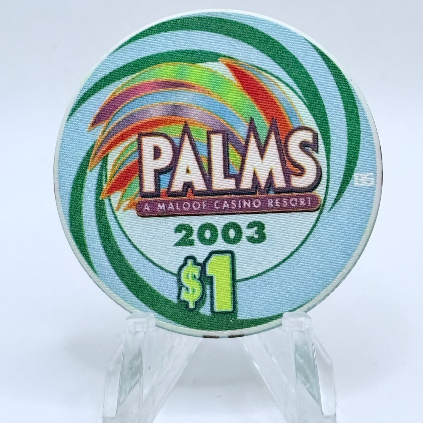 Palms Casino Resort Las Vegas Nevada 2003 'Jack' Series 4 $1 Casino Chip E1895