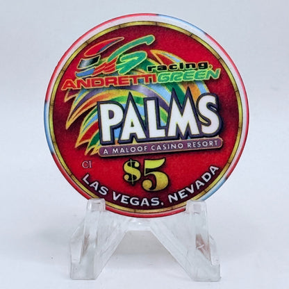 Palms Casino Resort Las Vegas Nevada 2005 'Bryan Herta' LE $5 Casino Chip E5196