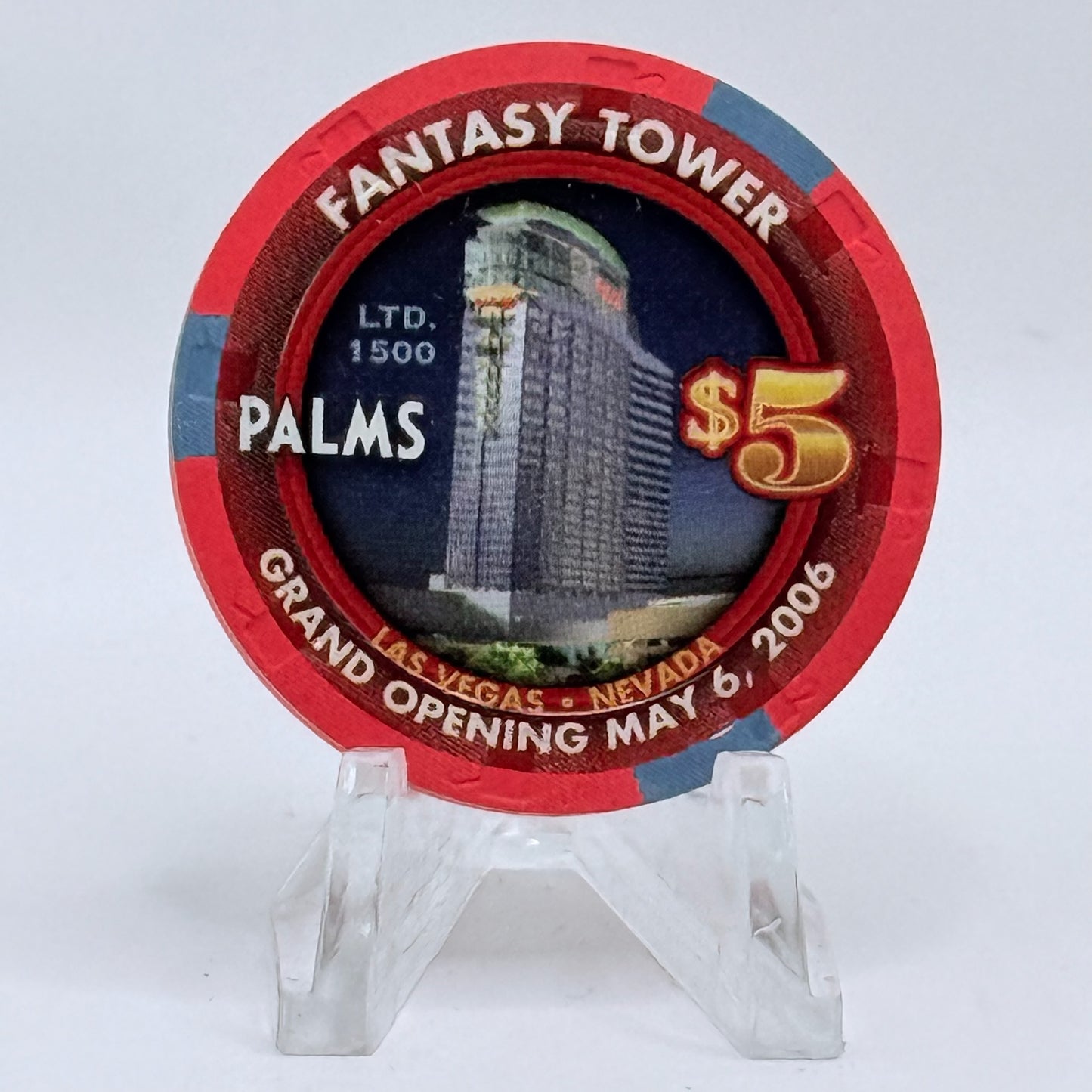 Palms Casino Resort Las Vegas Nevada 2006 LE $5 Casino Chip E5263