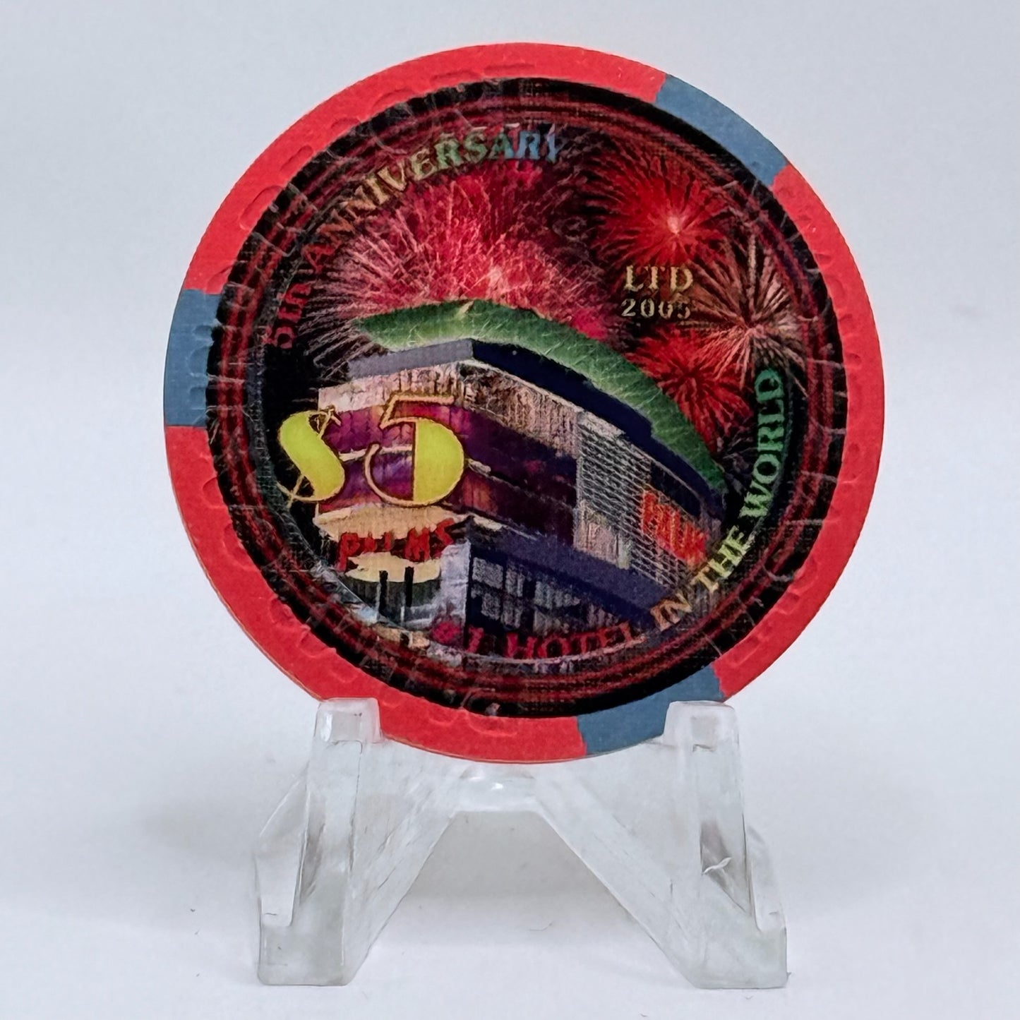Palms Casino Resort Las Vegas Nevada 2006 '5th Anniversary' LE $5 Casino Chip E5812